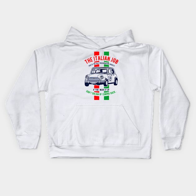 The italian Job Kids Hoodie by OniSide